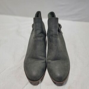 JUSTFAB LyricaA Women's Dark Gray Suede Ankle Boots Size 10